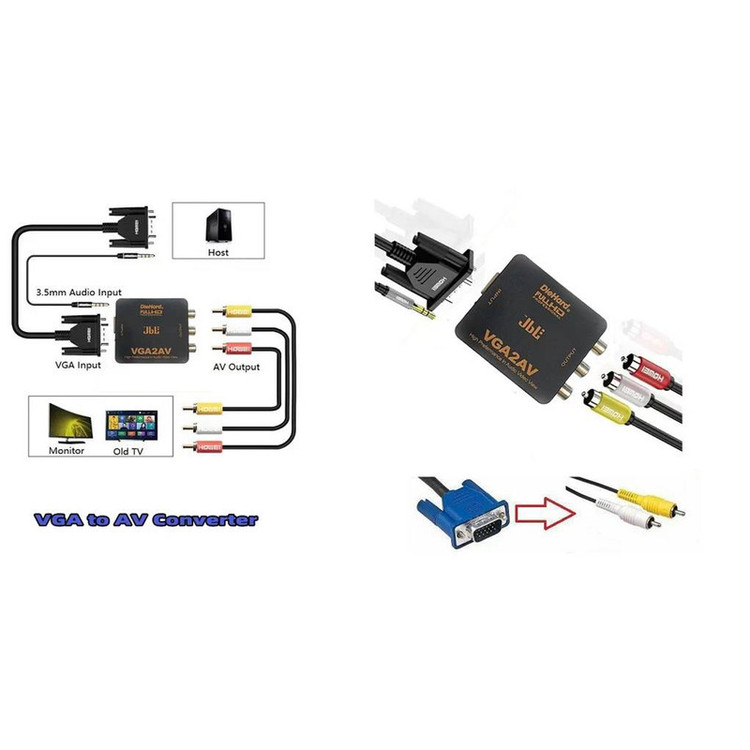 مبدل VGA به AV مدل AV-2