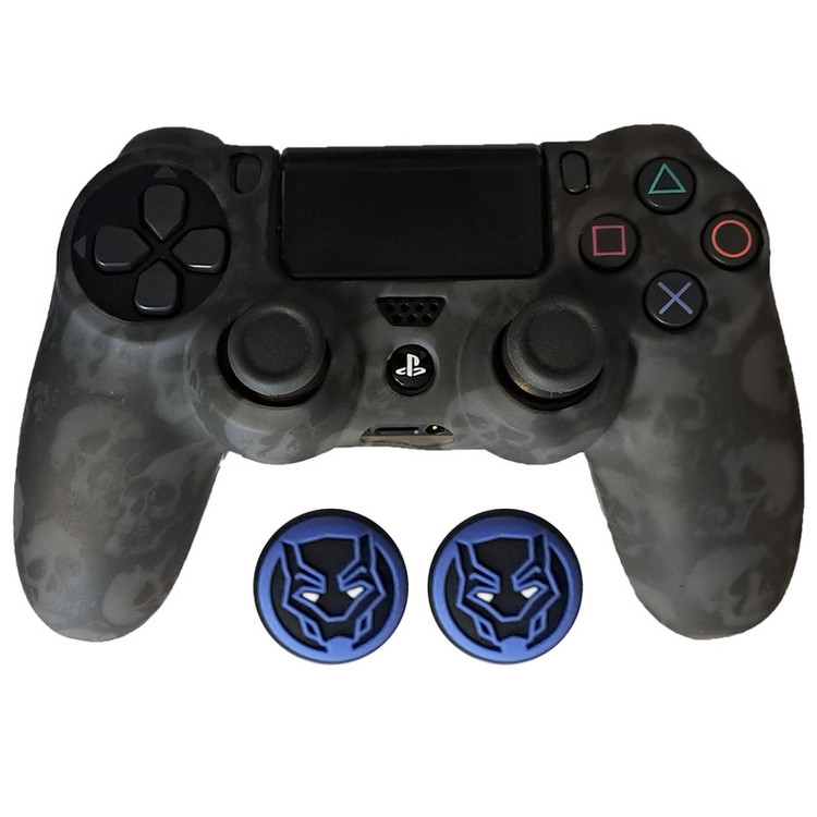 محافظ دسته پلی استیشن 4 مدل SKULL PS4091 به همراه روکش آنالوگ