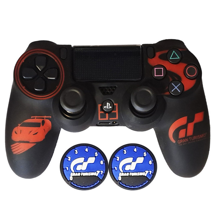 محافظ دسته پلی استیشن 4 مدل Gran turismo PS4273 به همراه روکش آنالوگ