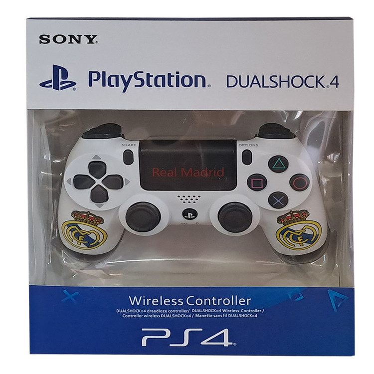 دسته بازی پلی استیشن 4 مدل DualShock4 طرح Real Madrid