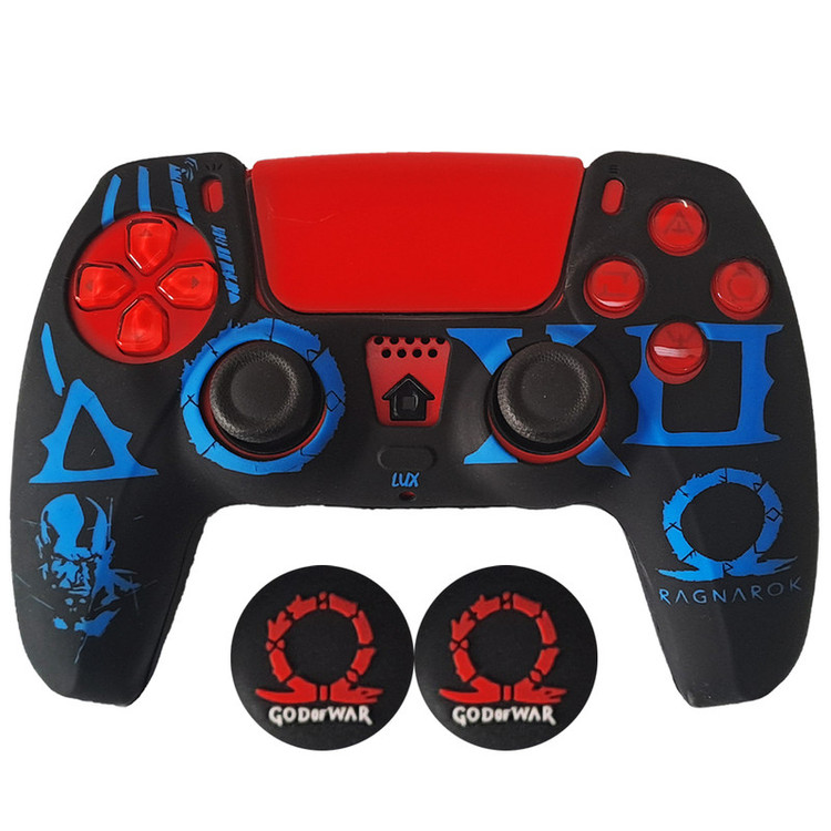 محافظ دسته بازی پلی استیشن 5 مدل God of war PS5443 به همراه روکش آنالوگ