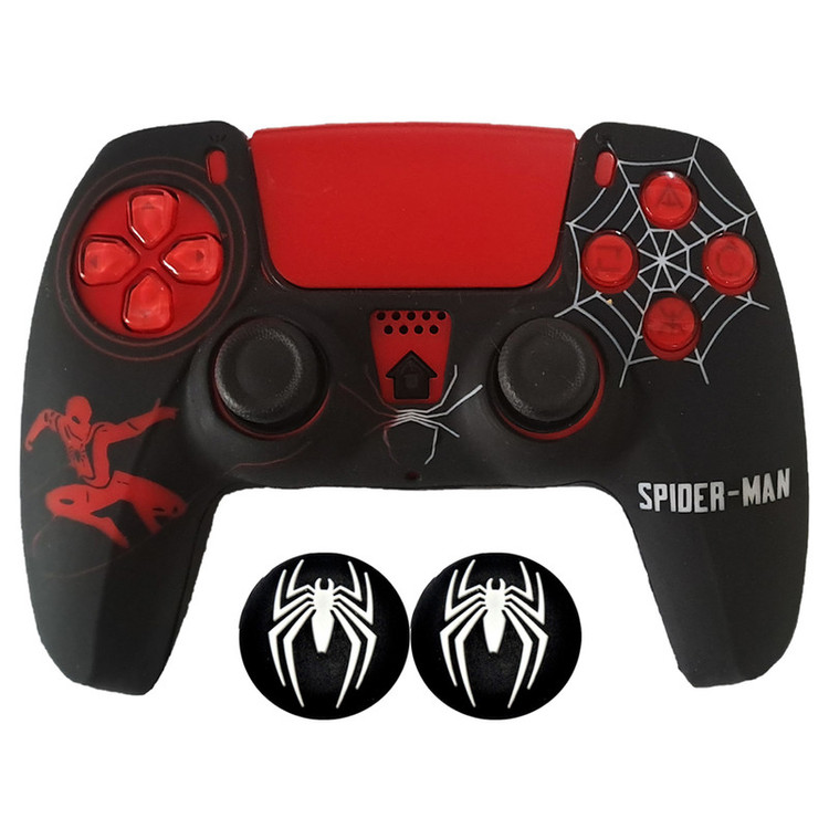 محافظ دسته بازی پلی استیشن 5 مدل Spiderman PS5506 به همراه روکش آنالوگ