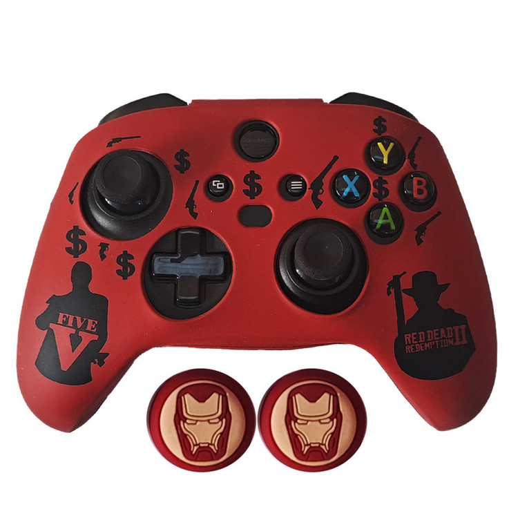 محافظ دسته ایکس باکس سریز اس مدل Red dead XS133 به همراه روکش آنالوگ