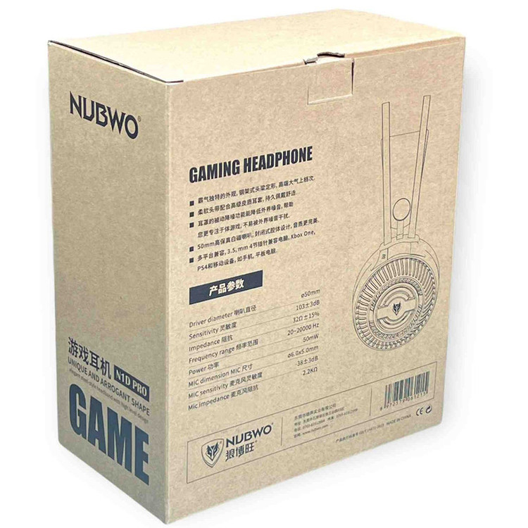 هدست مخصوص بازی نابو مدل NUBWO N1D PRO