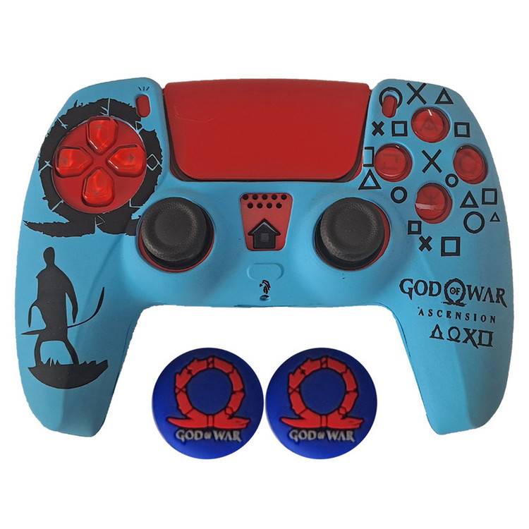 محافظ دسته بازی پلی استیشن 5 مدل God of war PS5434 به همراه روکش آنالوگ