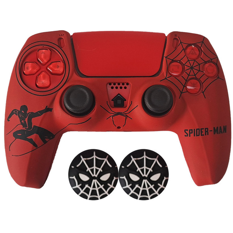 محافظ دسته بازی پلی استیشن 5 مدل Spiderman PS5440 به همراه روکش آنالوگ