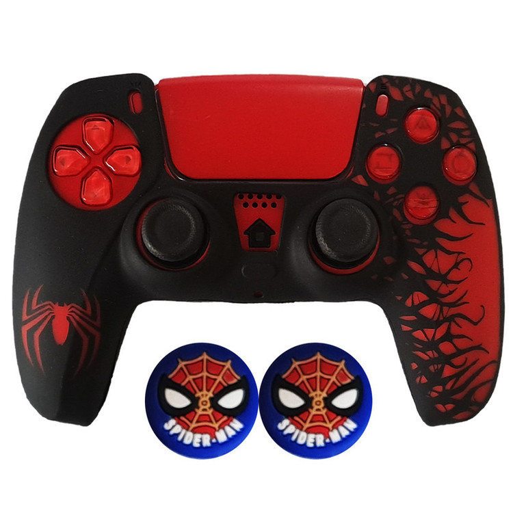 محافظ دسته بازی پلی استیشن 5 مدل Spider PS5504 به همراه روکش آنالوگ