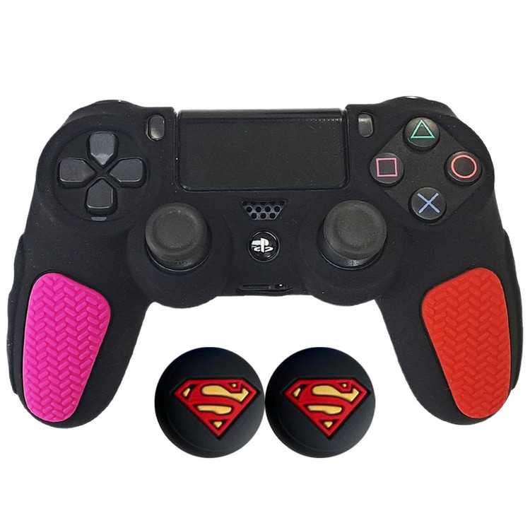 محافظ دسته پلی استیشن ۴ مدل Anti slip PS4355 به همراه روکش آنالوگ
