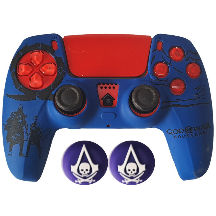 محافظ دسته بازی پلی استیشن 5 مدل God of war PS5457 به همراه روکش آنالوگ