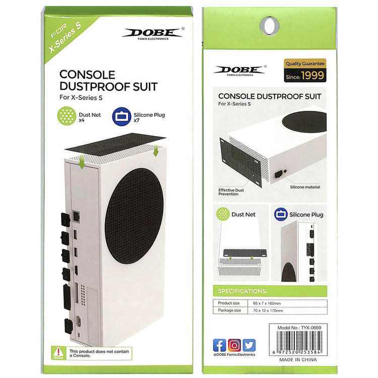 محافظ گرد و غبار کنسول Xbox Series s دابی مدل DOBE TYX-0669