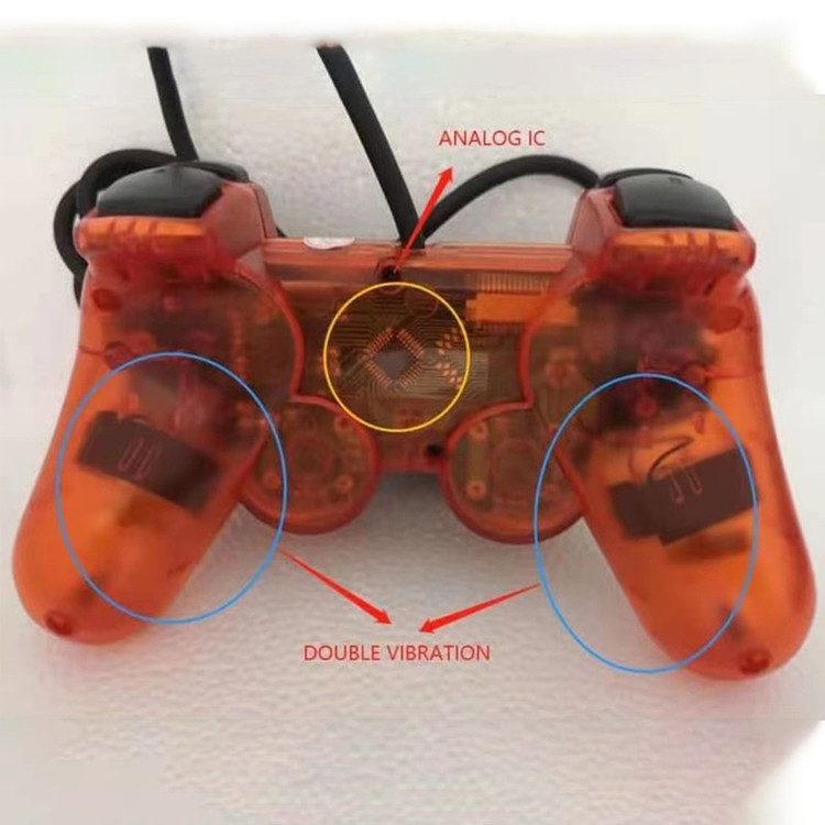دسته بازی پلی استیشن 2 سونی مدل DUALSHOCK Crystal SILK