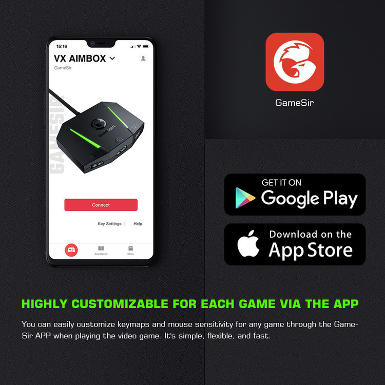 مبدل ماوس و کیبورد گیمسر مدل vx aimbox