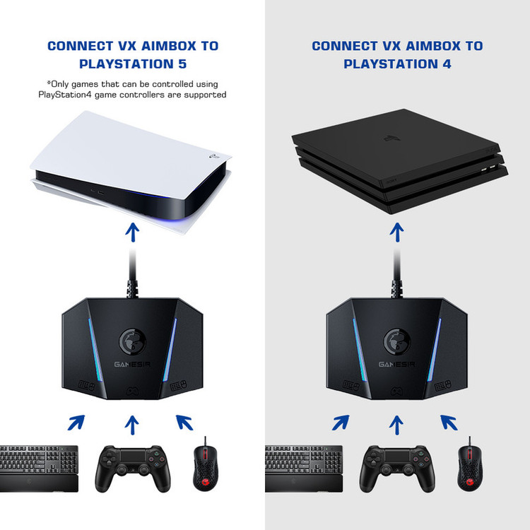 مبدل ماوس و کیبورد گیمسر مدل vx aimbox