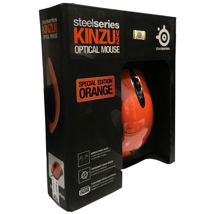 ماوس مخصوص بازی استیل سریز مدل KINZU V2 OPTICAL