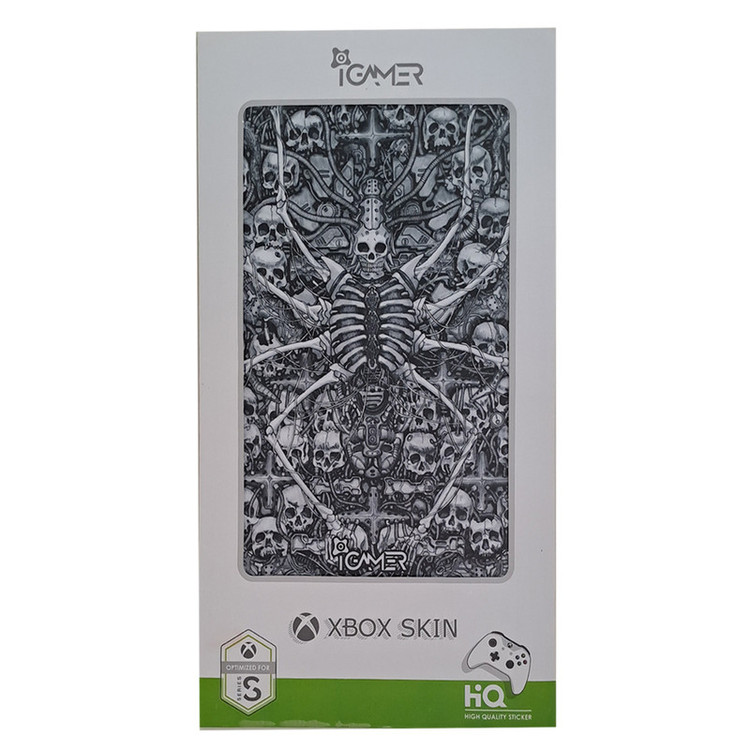 برچسب کنسول بازی ایکس باکس سری اس آیگیمر طرح اسکلت عنکبوتی مدل Skins0015 مجموعه 3 عددی