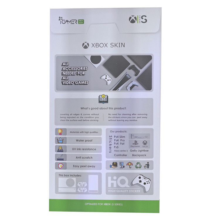 برچسب کنسول بازی ایکس باکس سری اس آیگیمر طرح اسکلت عنکبوتی مدل Skins0015 مجموعه 3 عددی