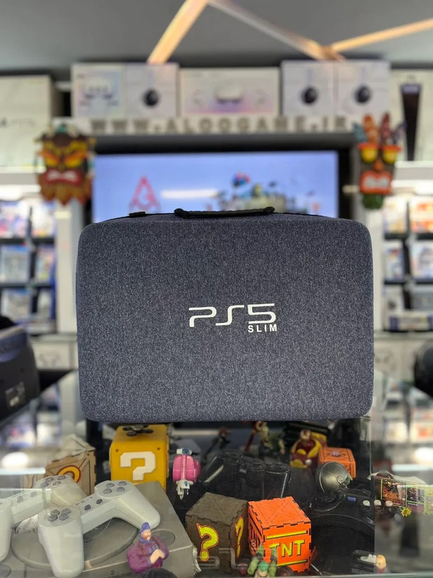 کیف چمدانی سونی PS5 Slim رنگ طوسی