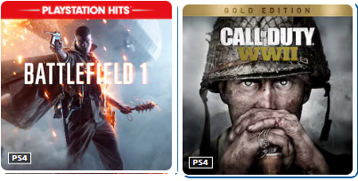 اکانت بازی Call of Duty®: WWii + Battlefield 1- ظرفیت 1 - ps4 & ps5