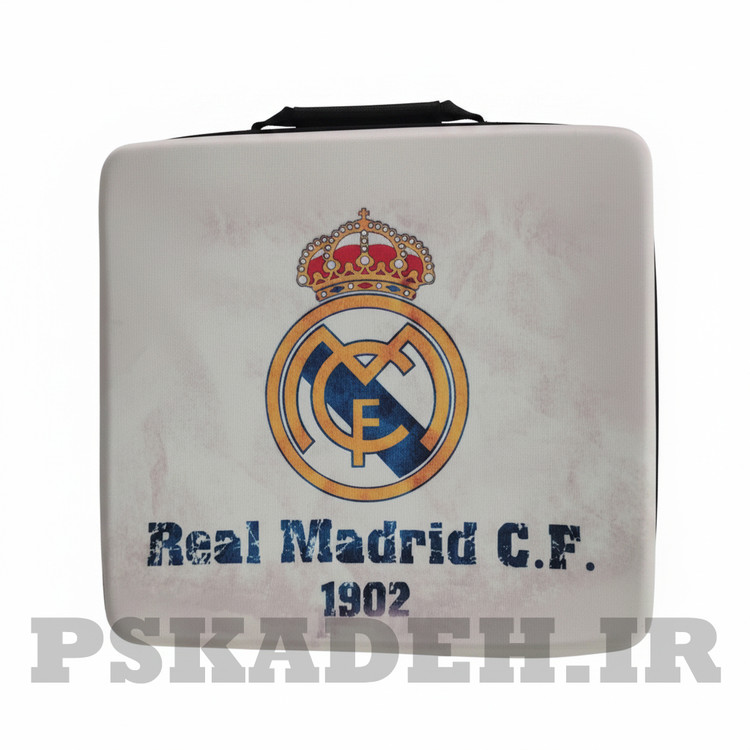 کیف کنسول پلی استیشن ۴ ps4 - طرح رئال مادرید سفید real madrid