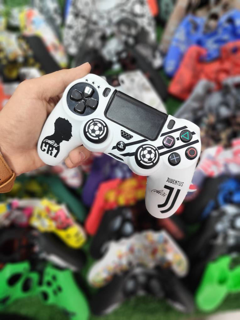 کاور دسته سیلیکونی PS4 با دو عدد سر آنالوگ برجسته کد 914